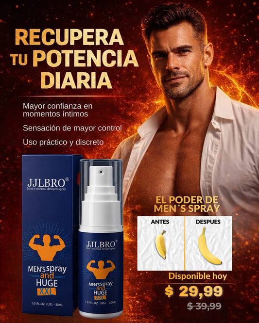 Men´s Spray | Retardante masculino para hombres que quieren más